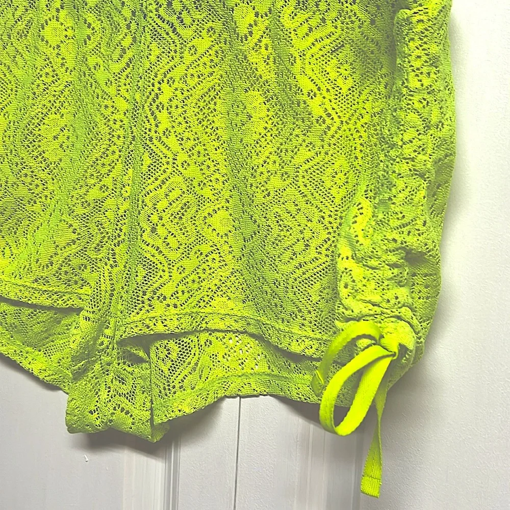 Joe Boxer fluorescent Green Lace Beach Shorts Size XXL
